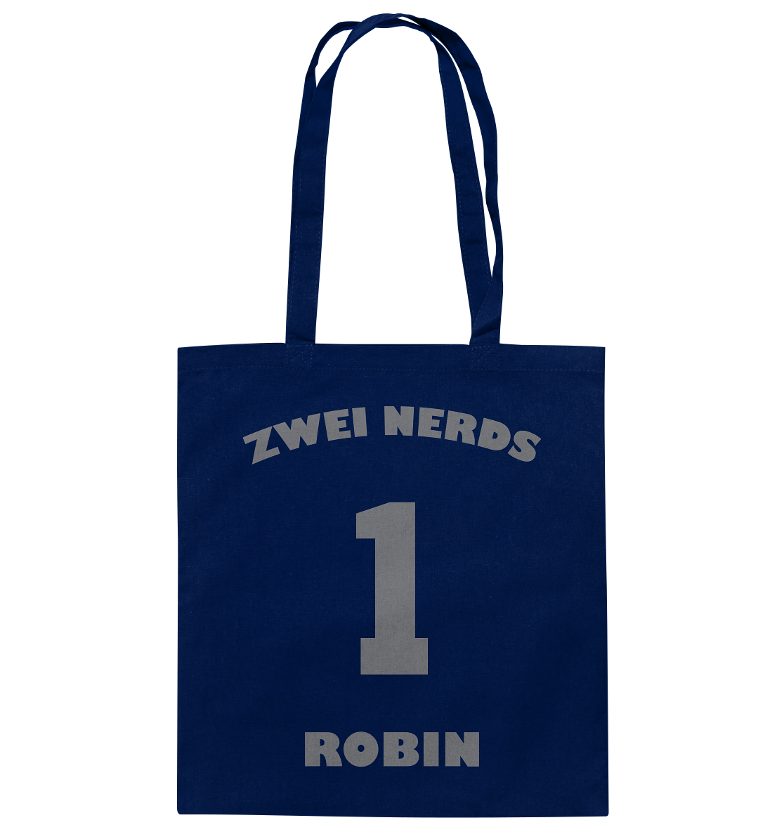 Trashball "Zwei Nerds Logo Robin" - Baumwolltasche