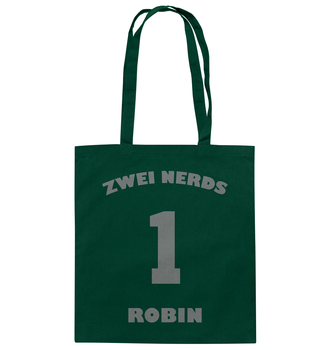 Trashball "Zwei Nerds Logo Robin" - Baumwolltasche