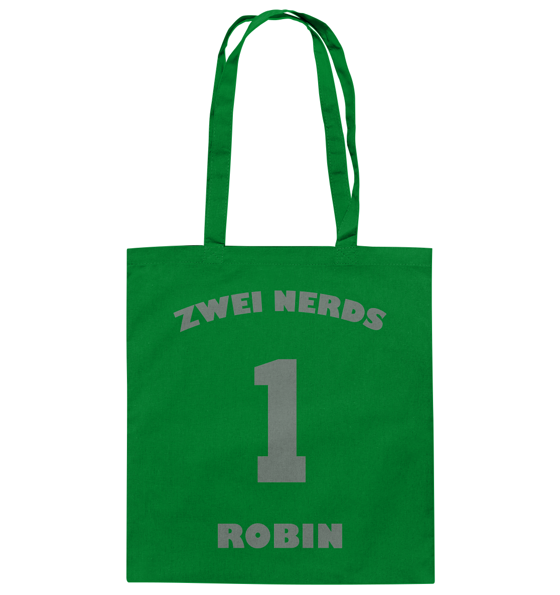 Trashball "Zwei Nerds Logo Robin" - Baumwolltasche