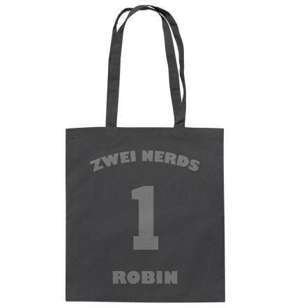 Trashball "Zwei Nerds Logo Robin" - Baumwolltasche