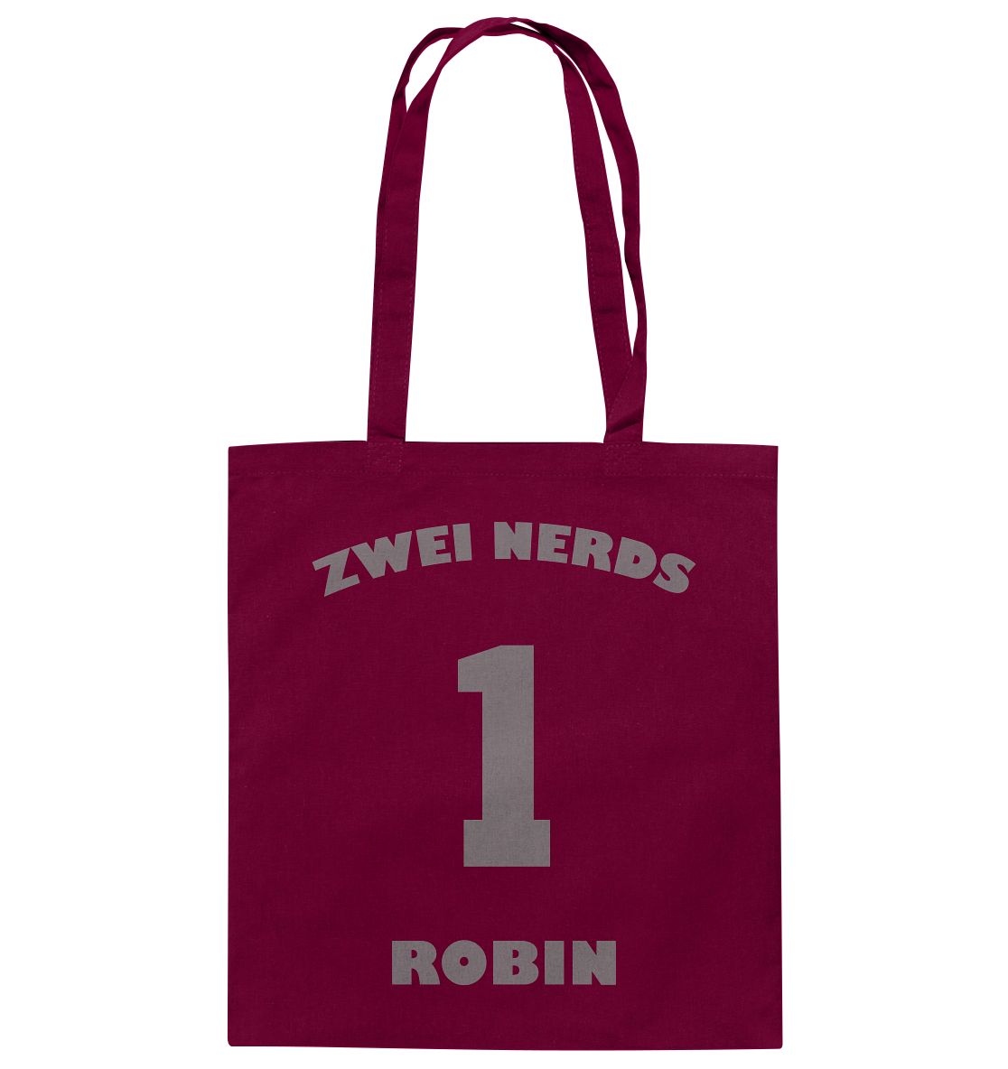 Trashball "Zwei Nerds Logo Robin" - Baumwolltasche