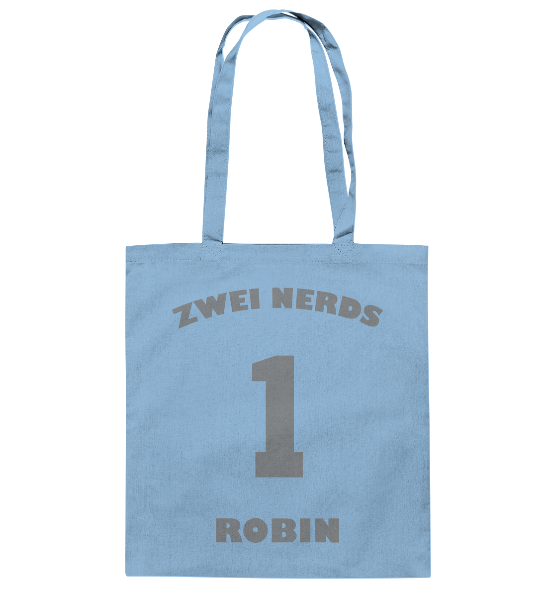 Trashball "Zwei Nerds Logo Robin" - Baumwolltasche