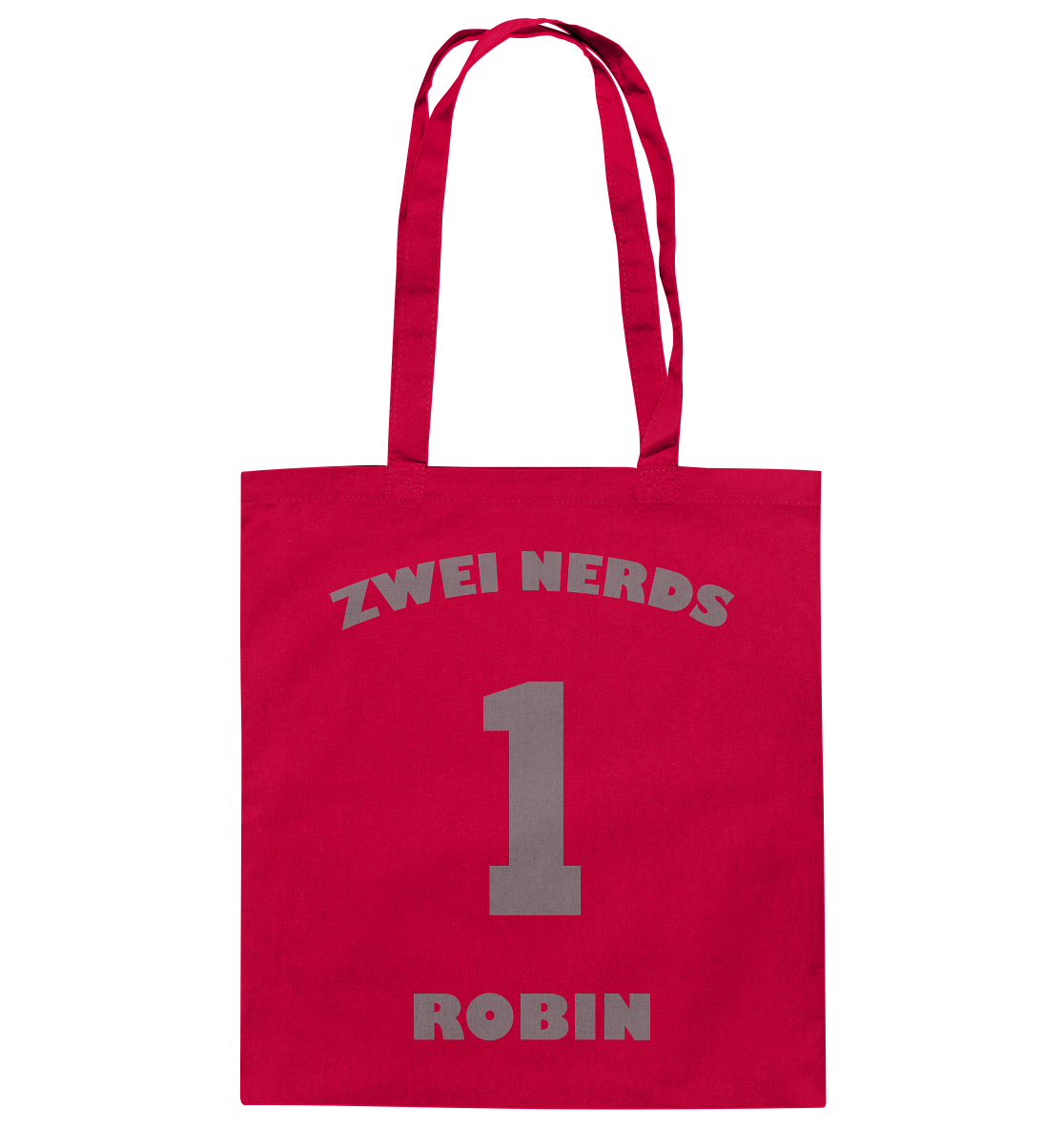 Trashball "Zwei Nerds Logo Robin" - Baumwolltasche