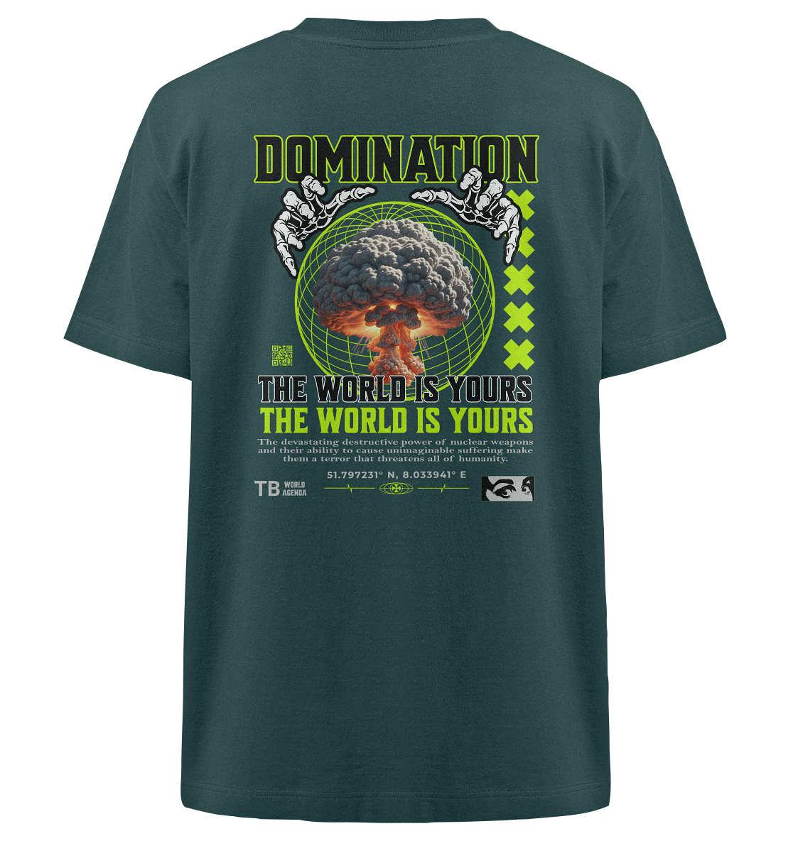 Trashball "Domination" - Heavy Oversized Organic Shirt