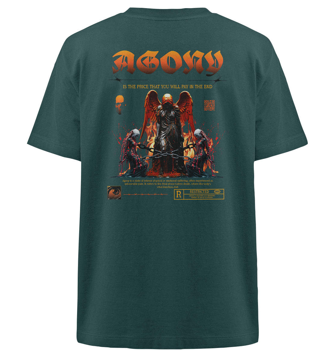 Trashball "Agony" - Heavy Oversized Organic Shirt