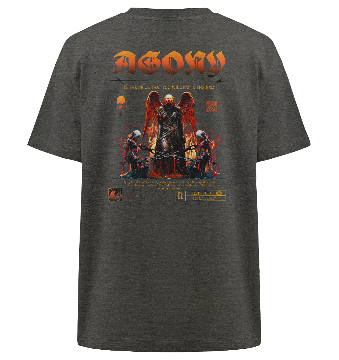 Trashball "Agony" - Heavy Oversized Organic Shirt