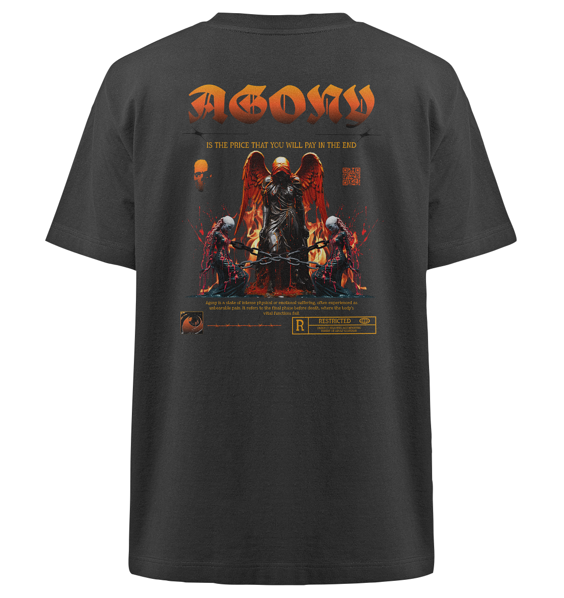 Trashball "Agony" - Heavy Oversized Organic Shirt