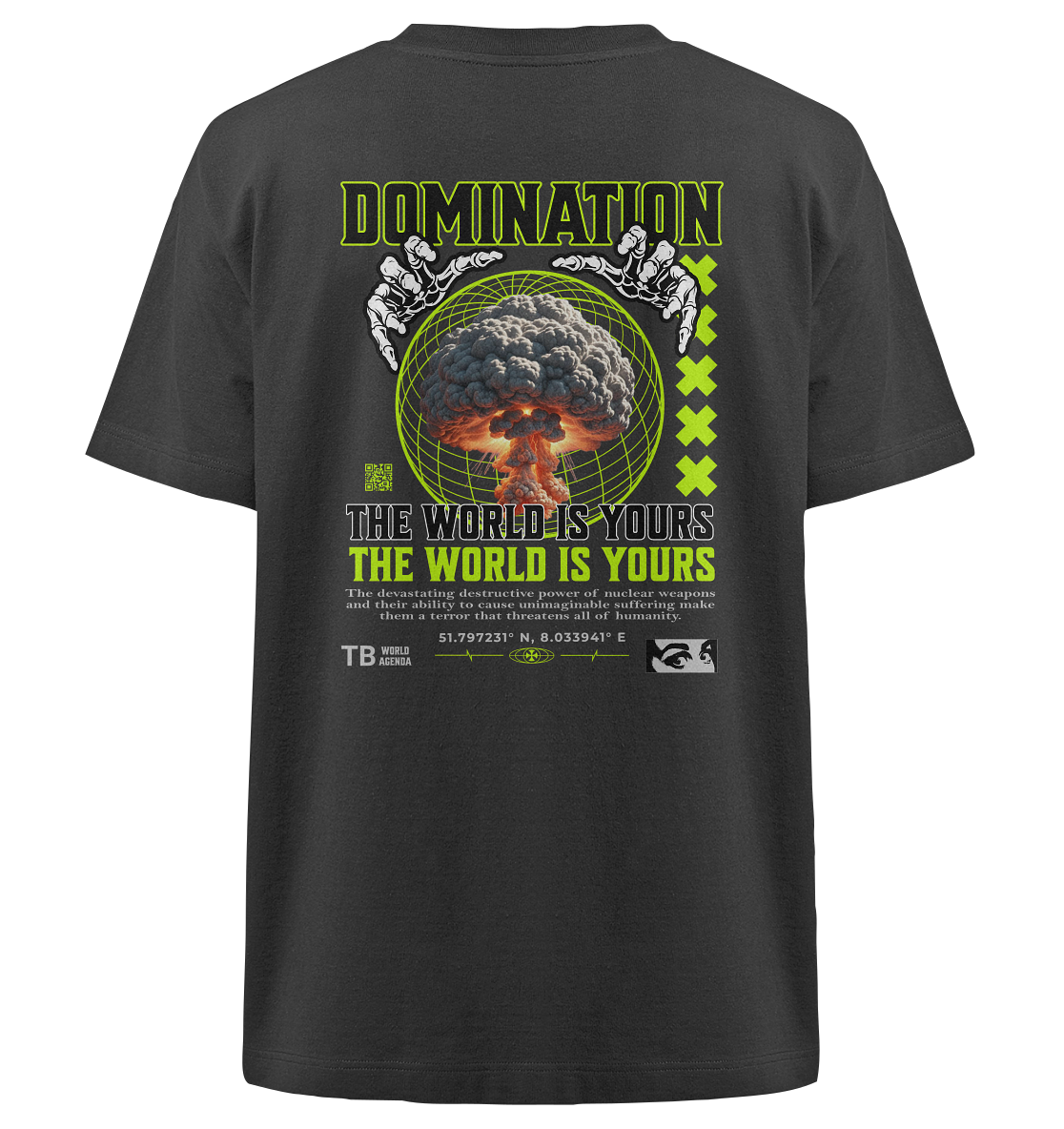 Trashball "Domination" - Heavy Oversized Organic Shirt