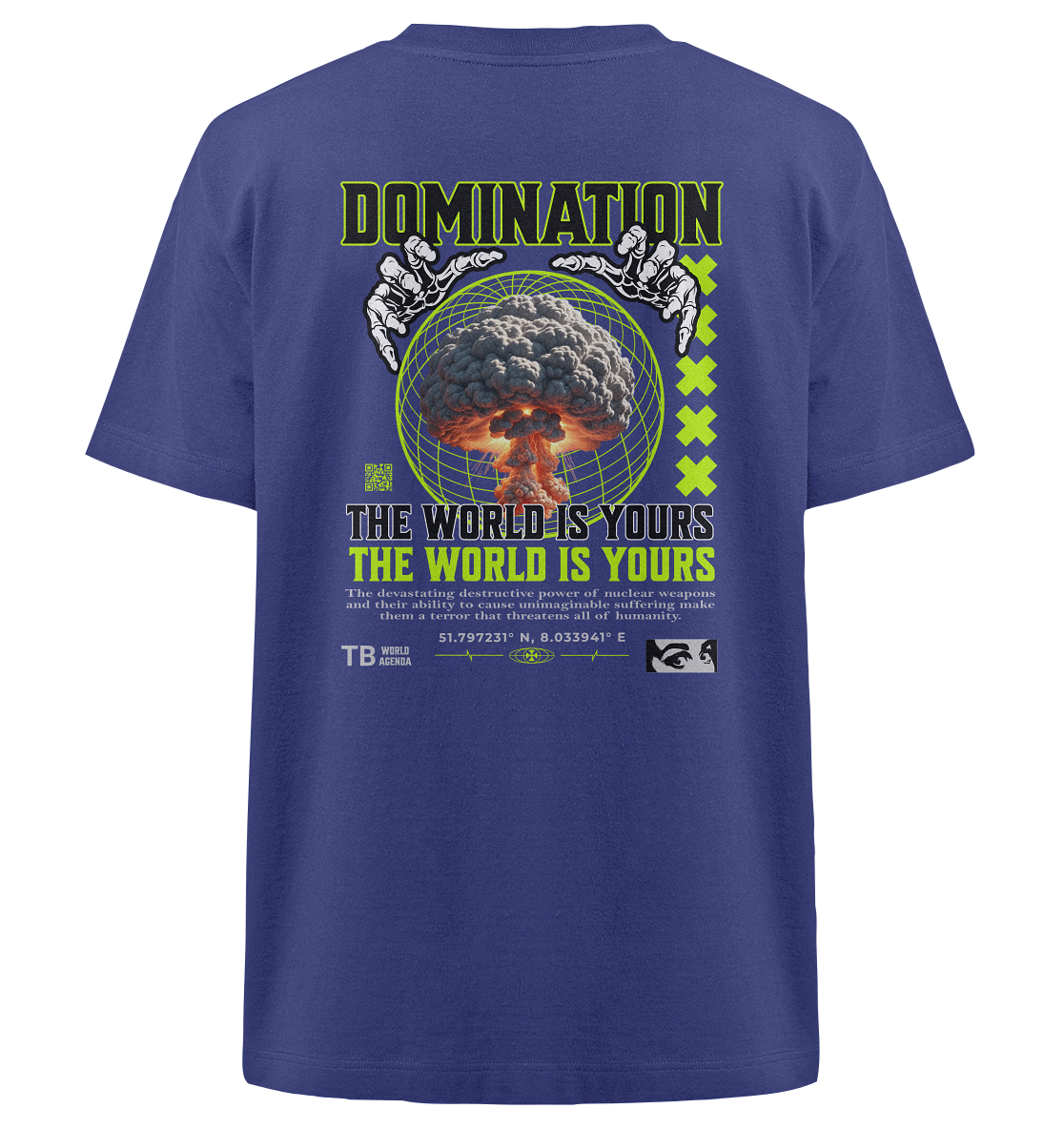 Trashball "Domination" - Heavy Oversized Organic Shirt