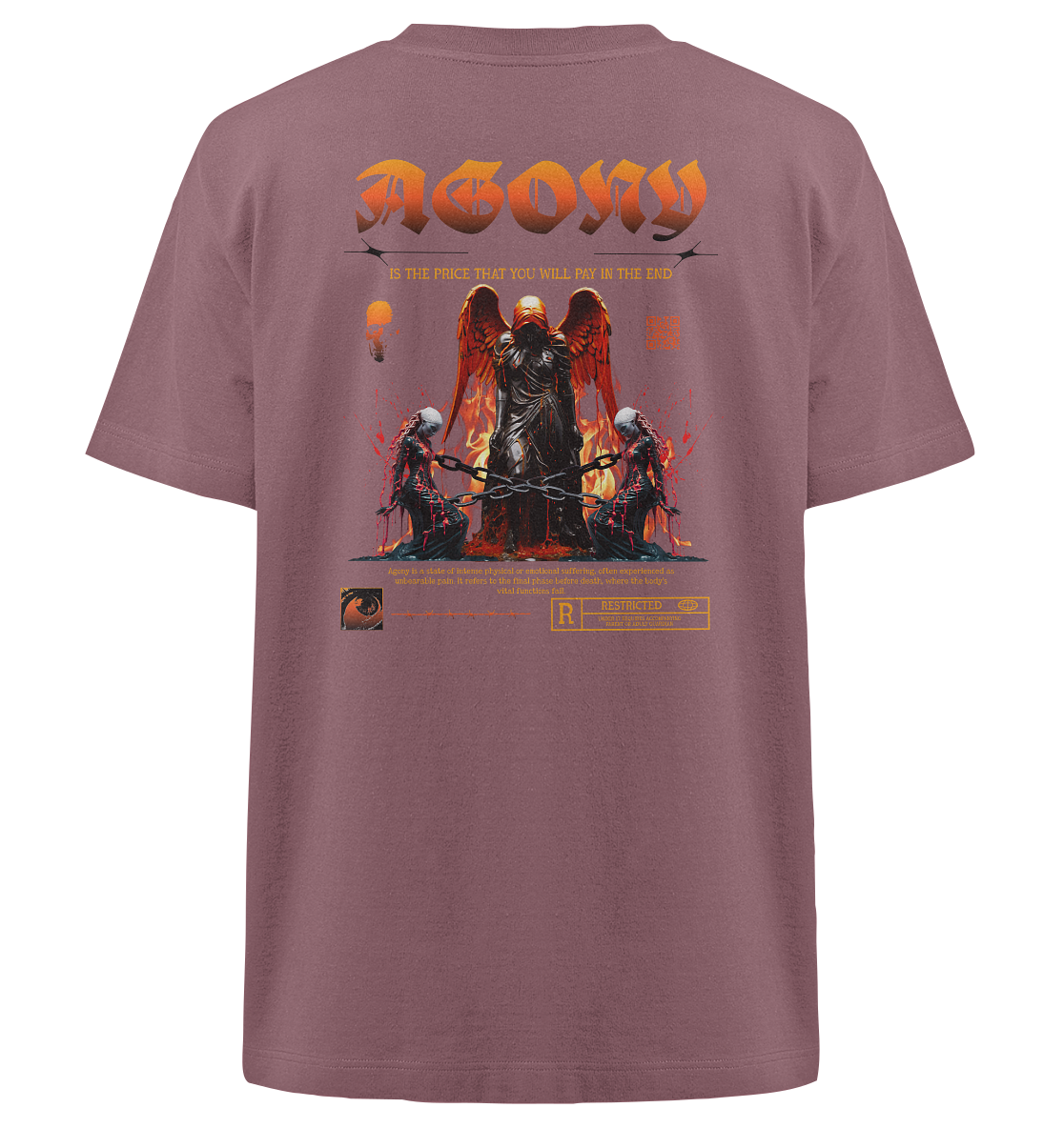 Trashball "Agony" - Heavy Oversized Organic Shirt