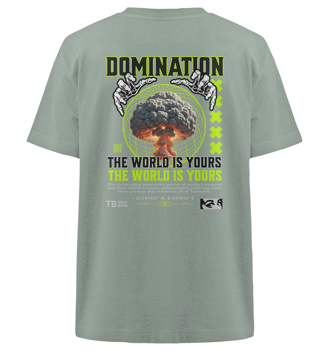 Trashball "Domination" - Heavy Oversized Organic Shirt