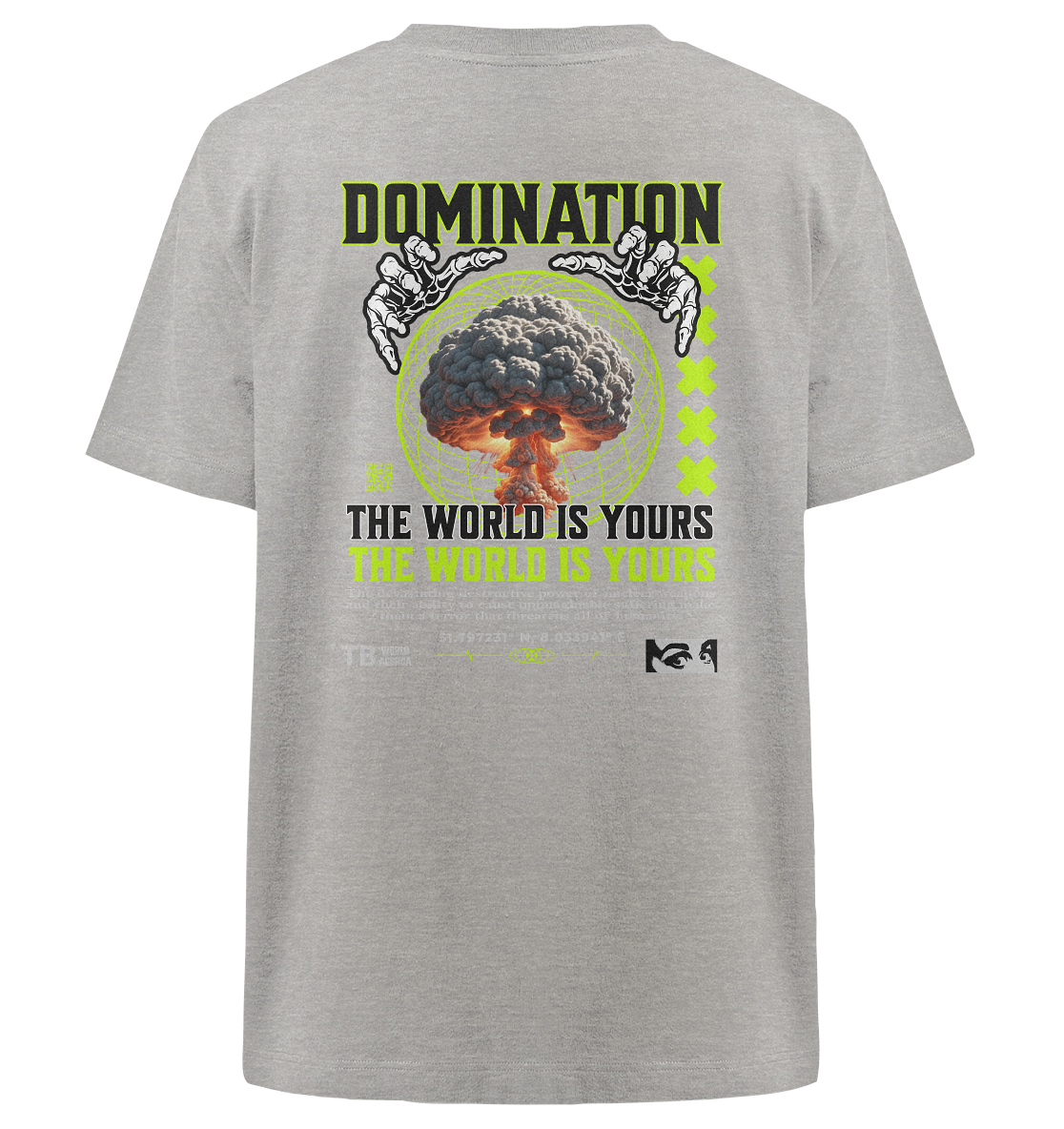 Trashball "Domination" - Heavy Oversized Organic Shirt