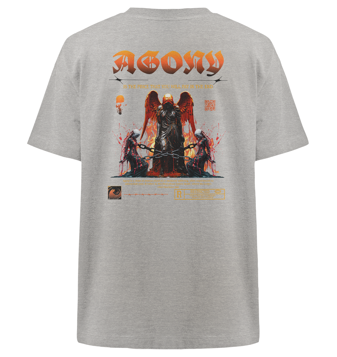 Trashball "Agony" - Heavy Oversized Organic Shirt