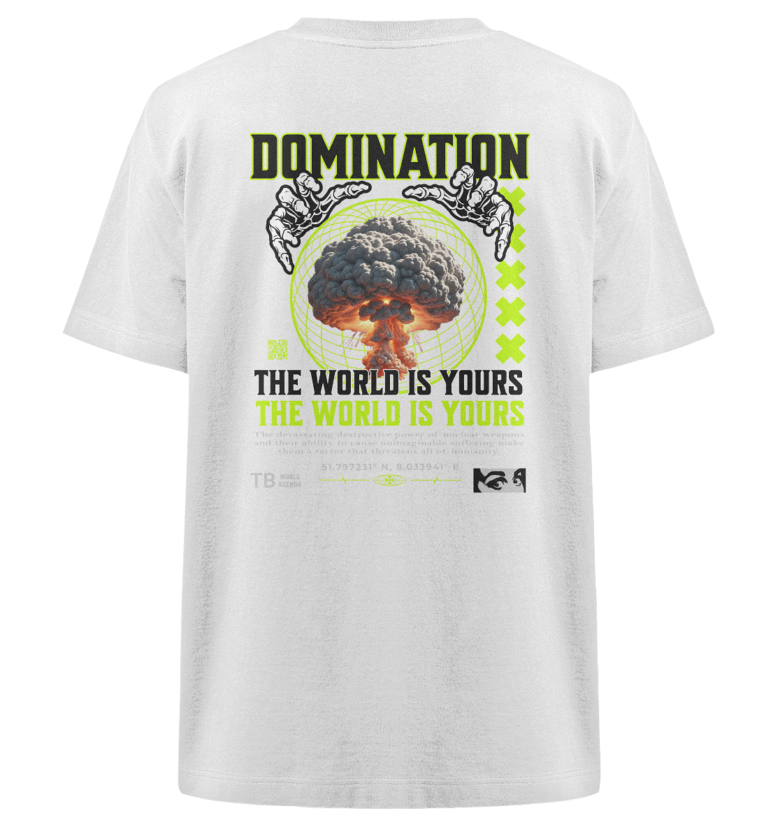 Trashball "Domination" - Heavy Oversized Organic Shirt