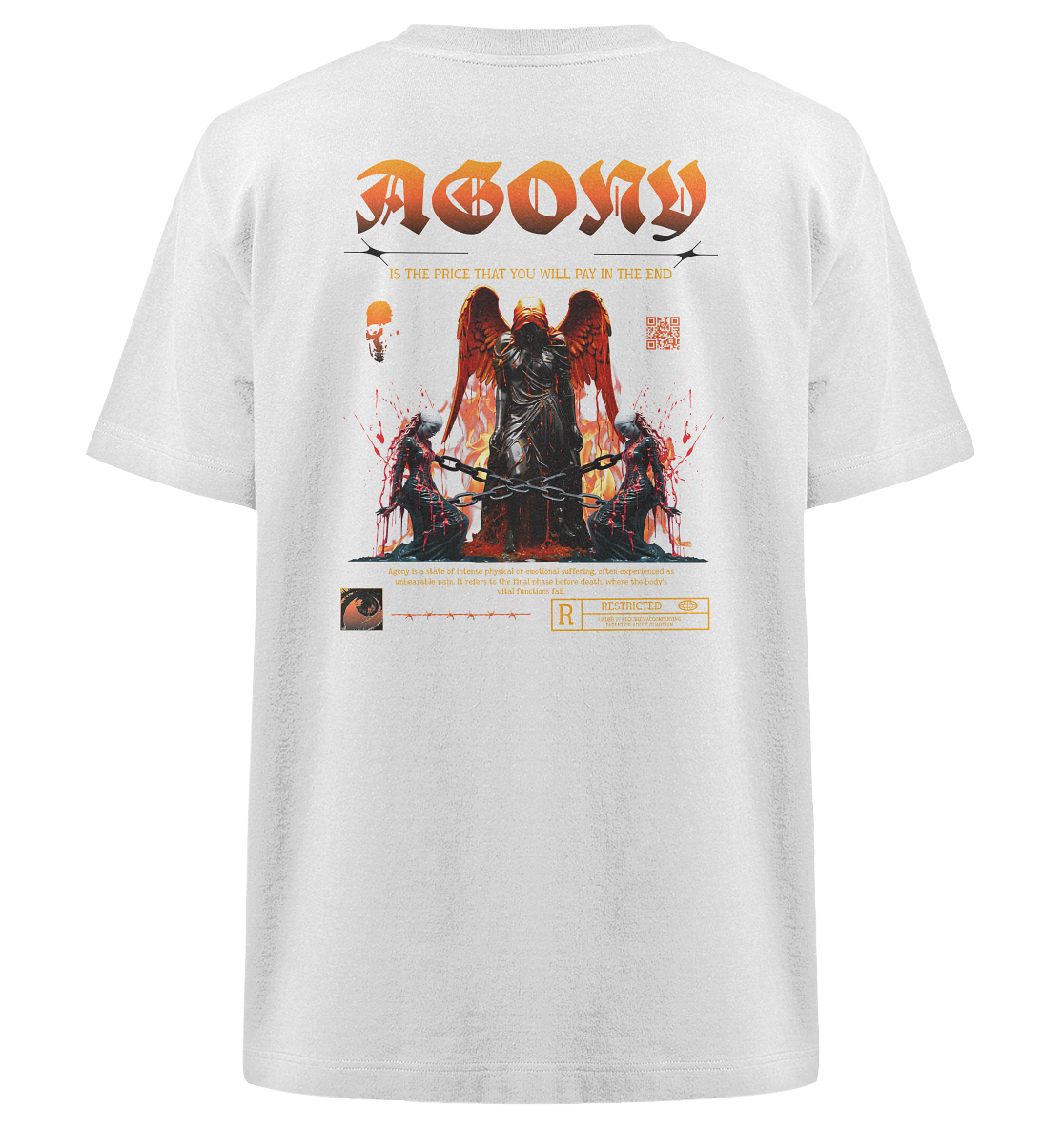 Trashball "Agony" - Heavy Oversized Organic Shirt