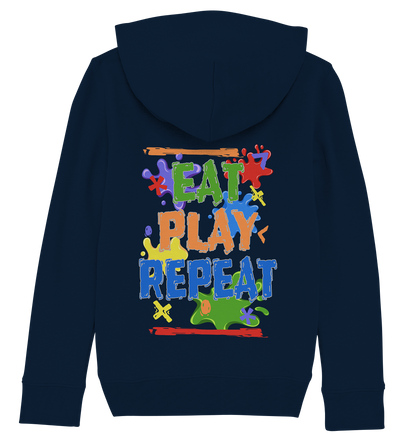 Trashball "Eat Play Repeat" - Kids Organic Hoodie