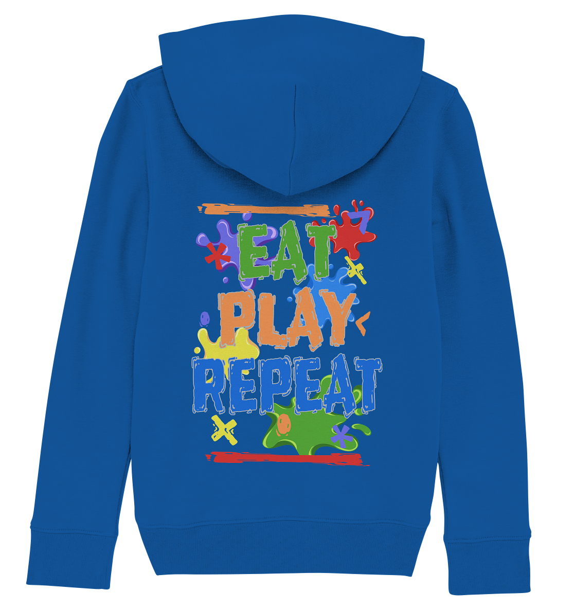 Trashball "Eat Play Repeat" - Kids Organic Hoodie