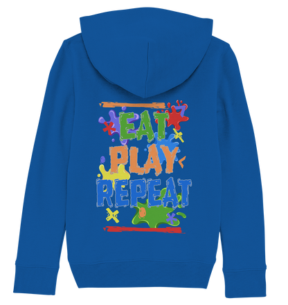 Trashball "Eat Play Repeat" - Kids Organic Hoodie