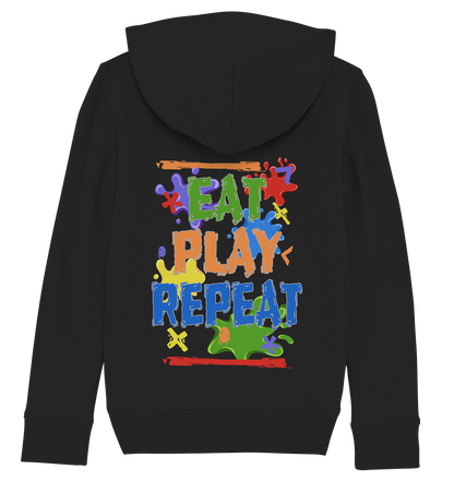 Trashball "Eat Play Repeat" - Kids Organic Hoodie