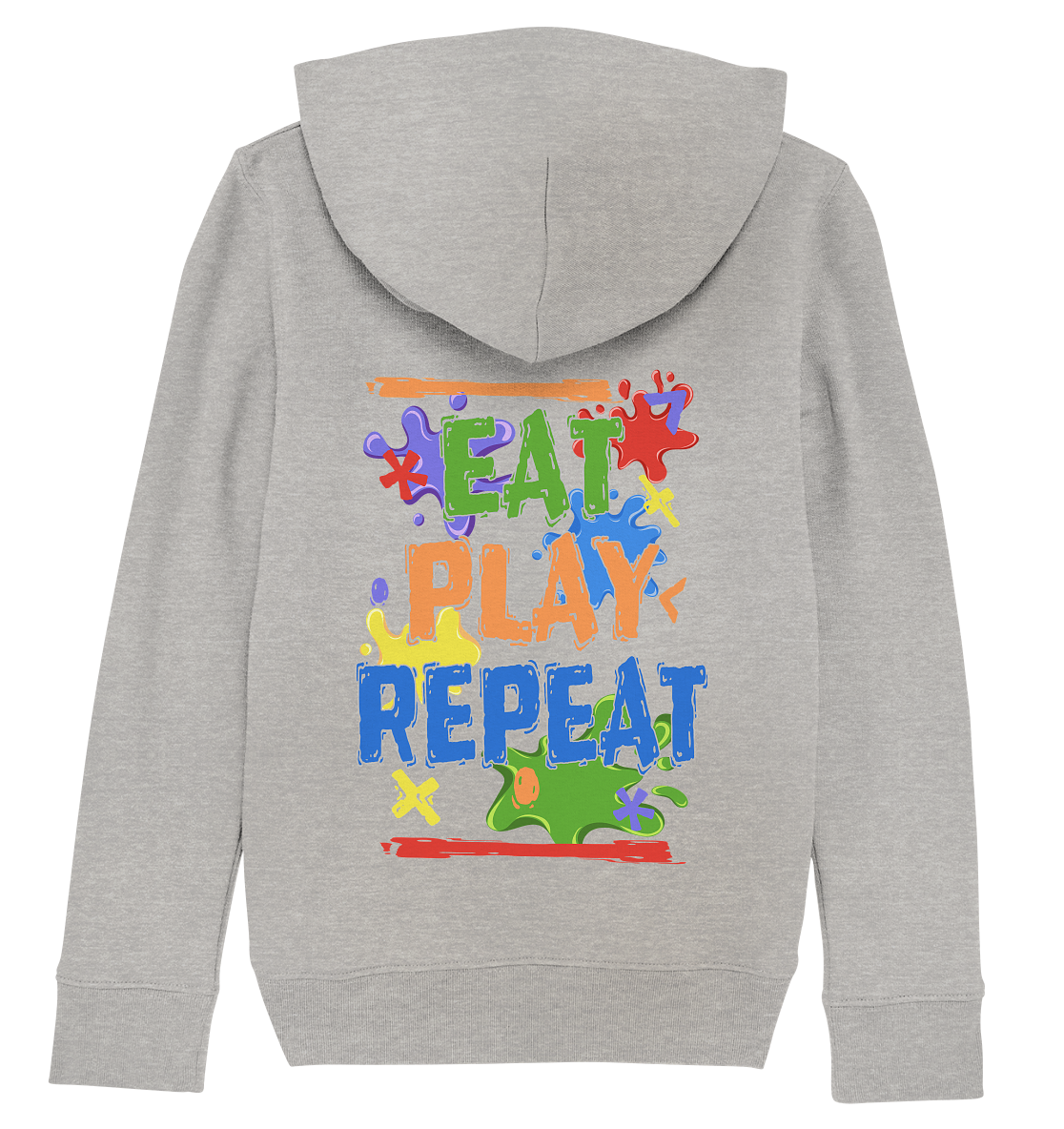 Trashball "Eat Play Repeat" - Kids Organic Hoodie