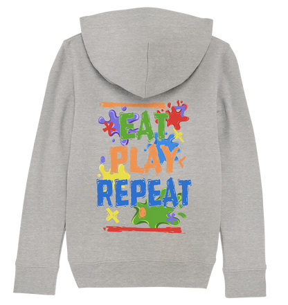 Trashball "Eat Play Repeat" - Kids Organic Hoodie