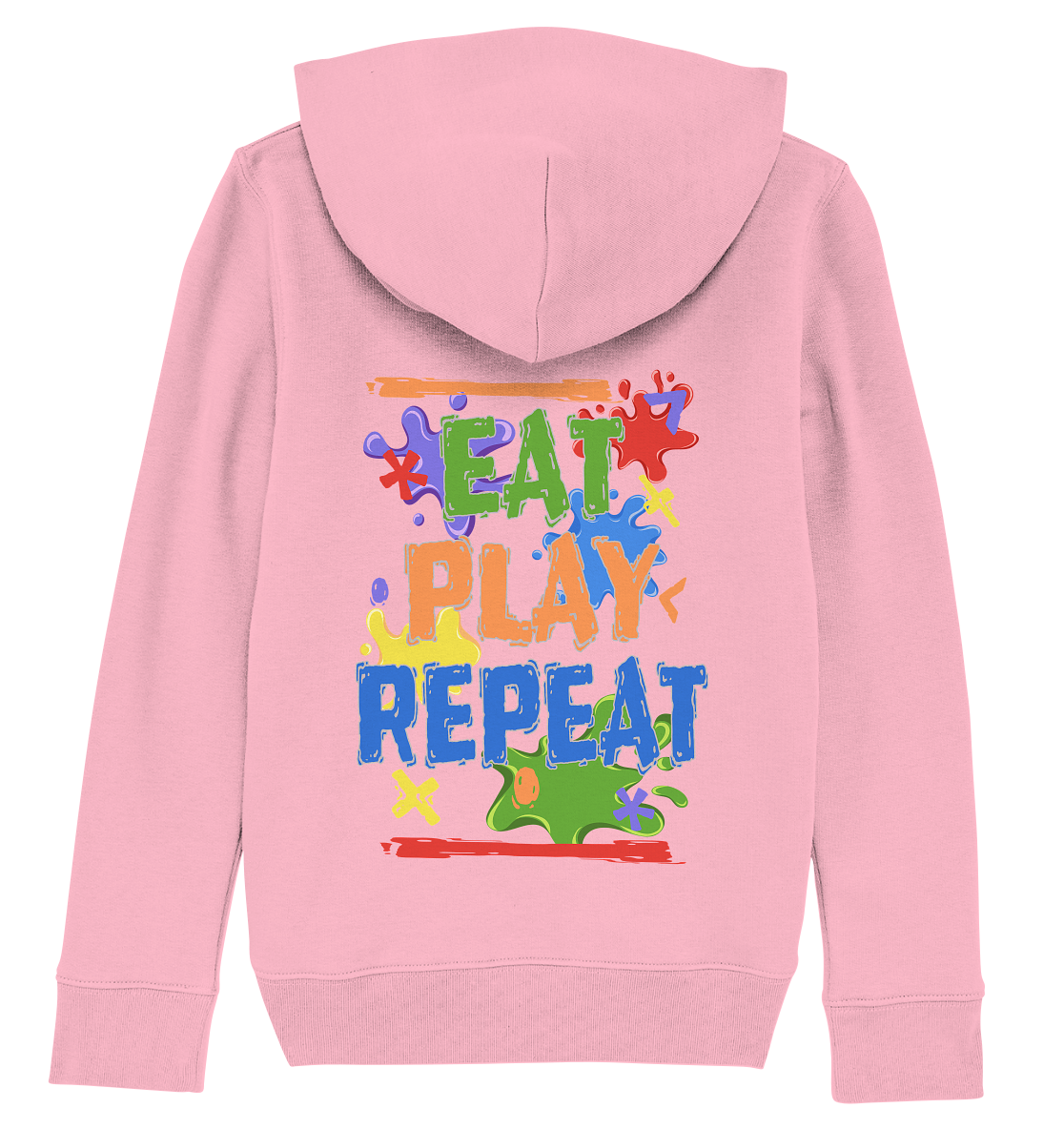 Trashball "Eat Play Repeat" - Kids Organic Hoodie