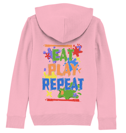 Trashball "Eat Play Repeat" - Kids Organic Hoodie