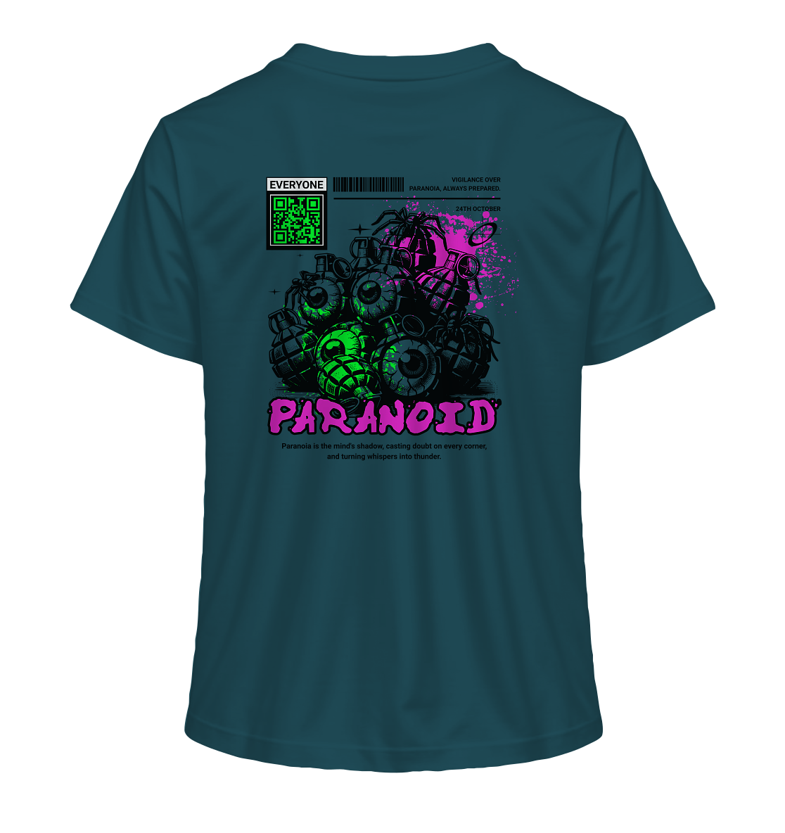 Trashball "Paranoid" - Ladies Organic Shirt