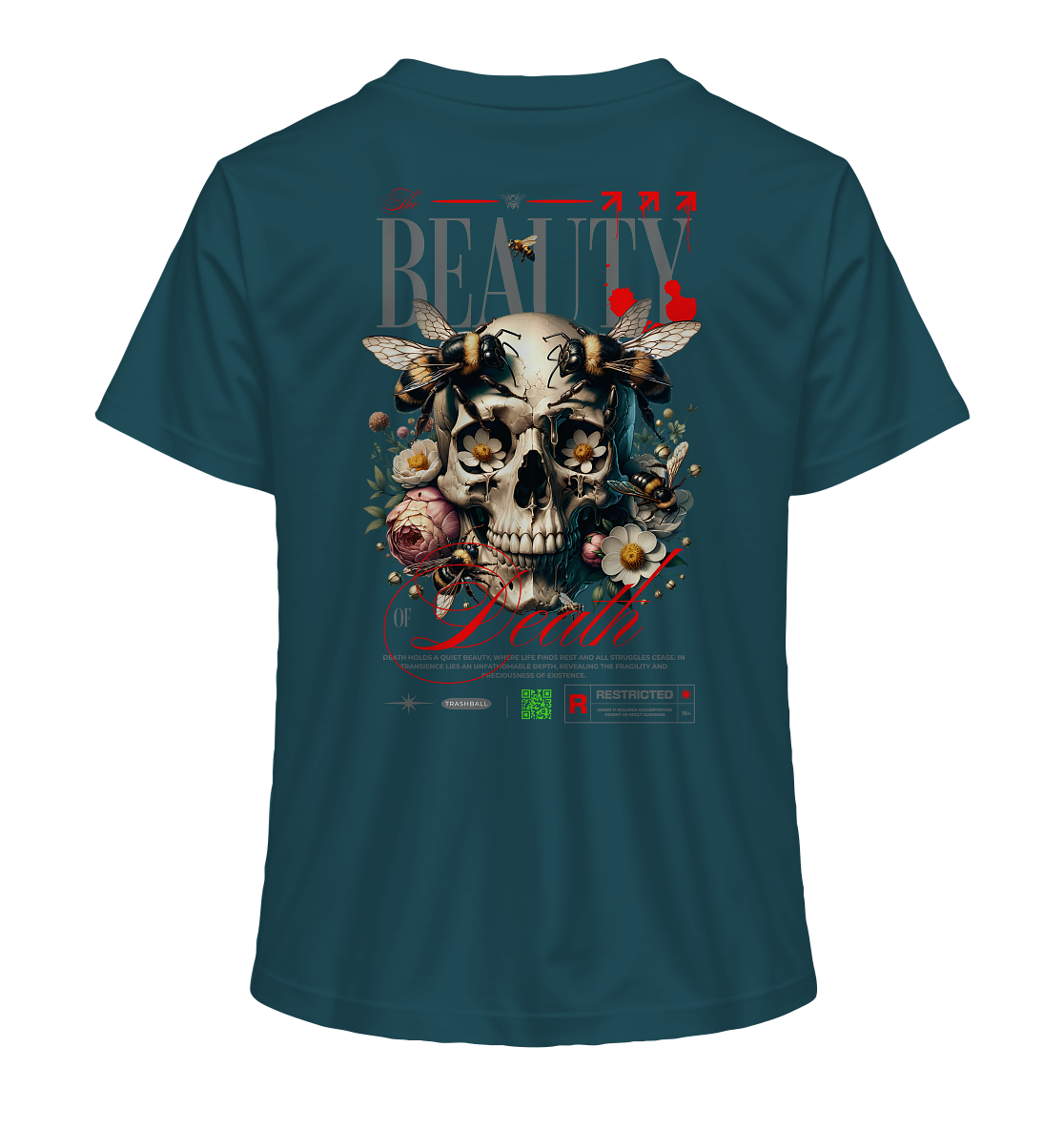 Trashball "Beauty of Death" - Ladies Organic Shirt