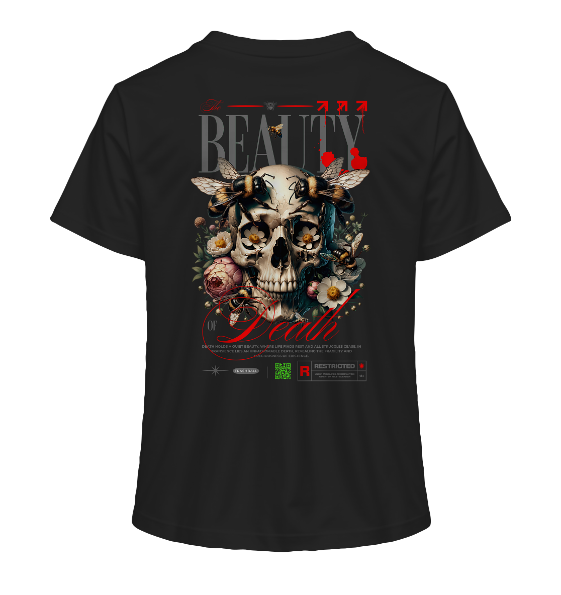 Trashball "Beauty of Death" - Ladies Organic Shirt