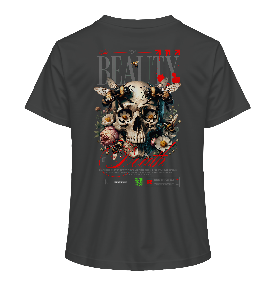 Trashball "Beauty of Death" - Ladies Organic Shirt