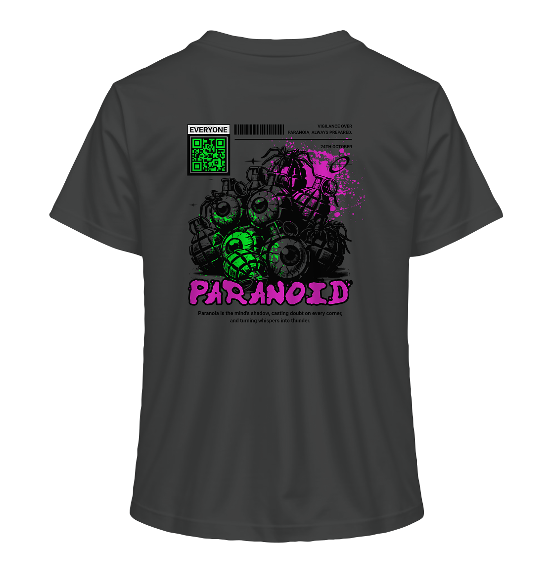 Trashball "Paranoid" - Ladies Organic Shirt