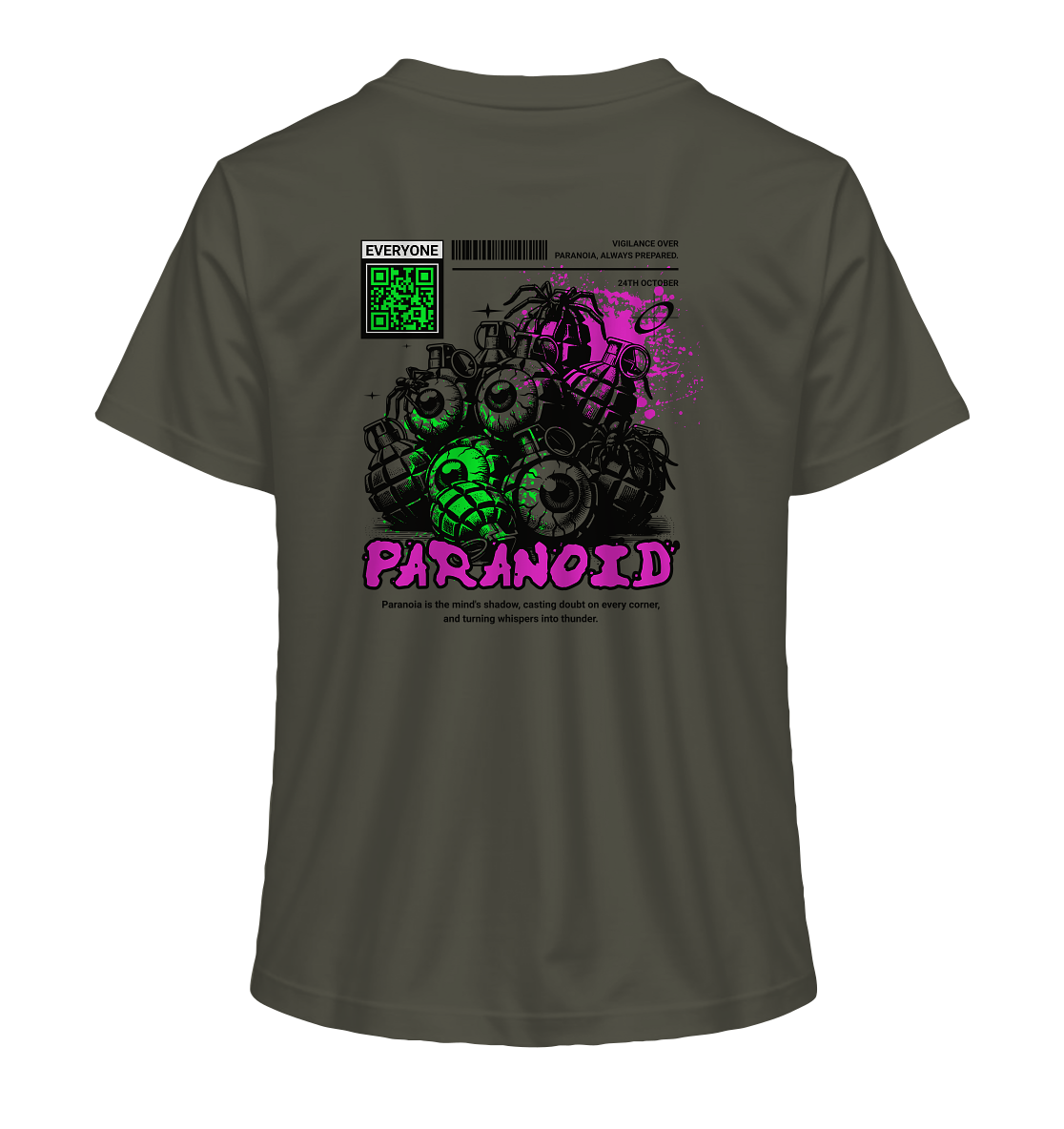 Trashball "Paranoid" - Ladies Organic Shirt