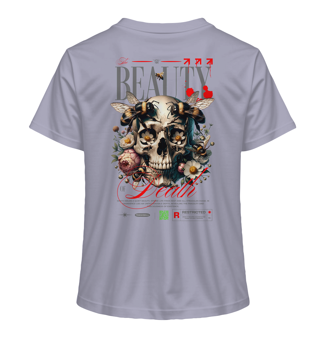 Trashball "Beauty of Death" - Ladies Organic Shirt