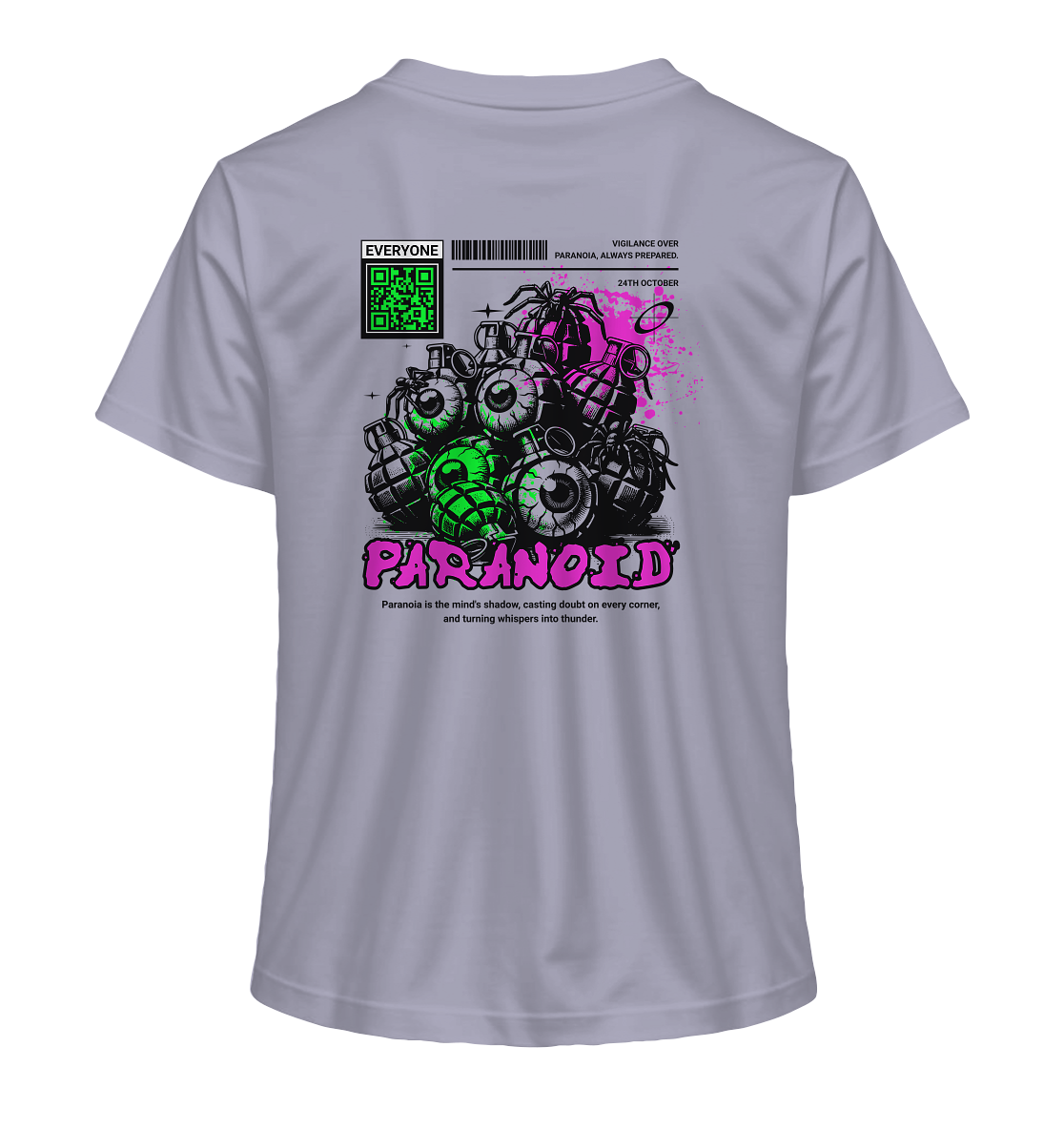 Trashball "Paranoid" - Ladies Organic Shirt