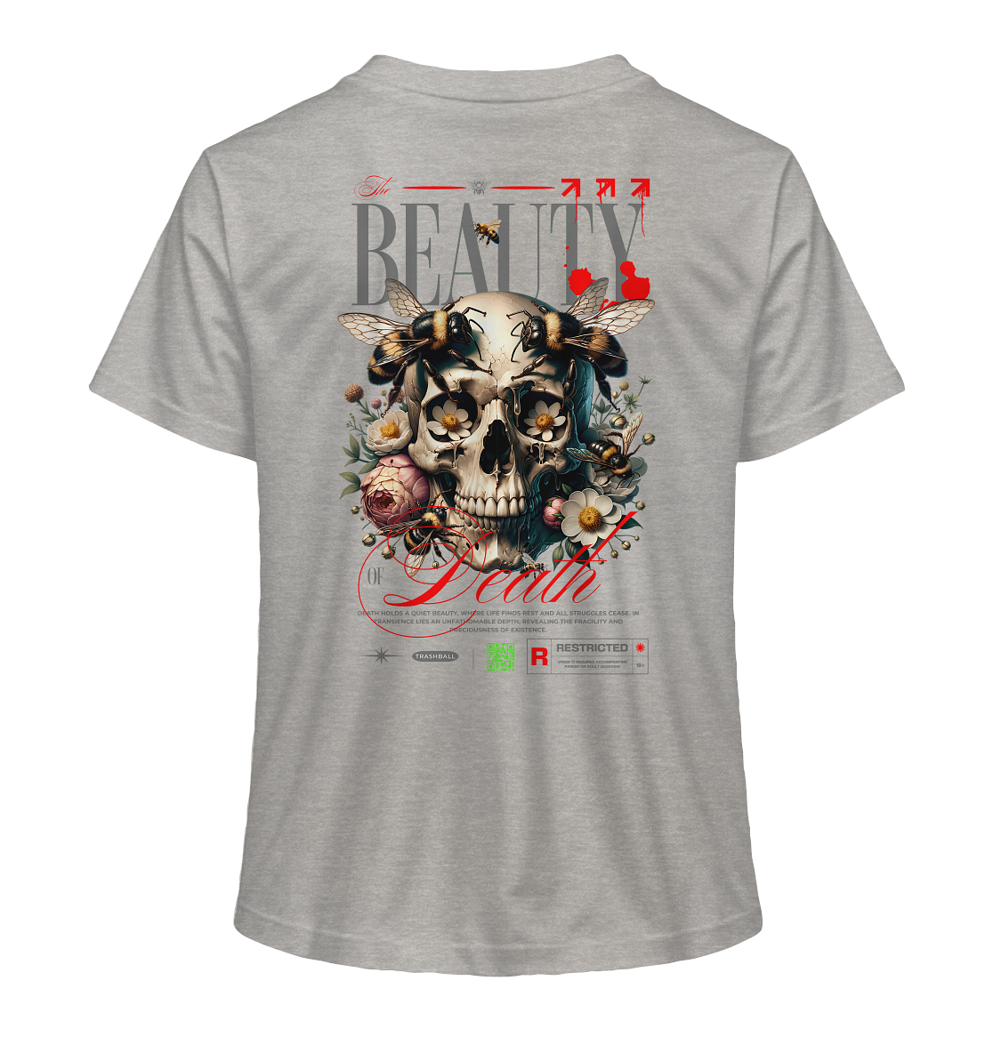 Trashball "Beauty of Death" - Ladies Organic Shirt