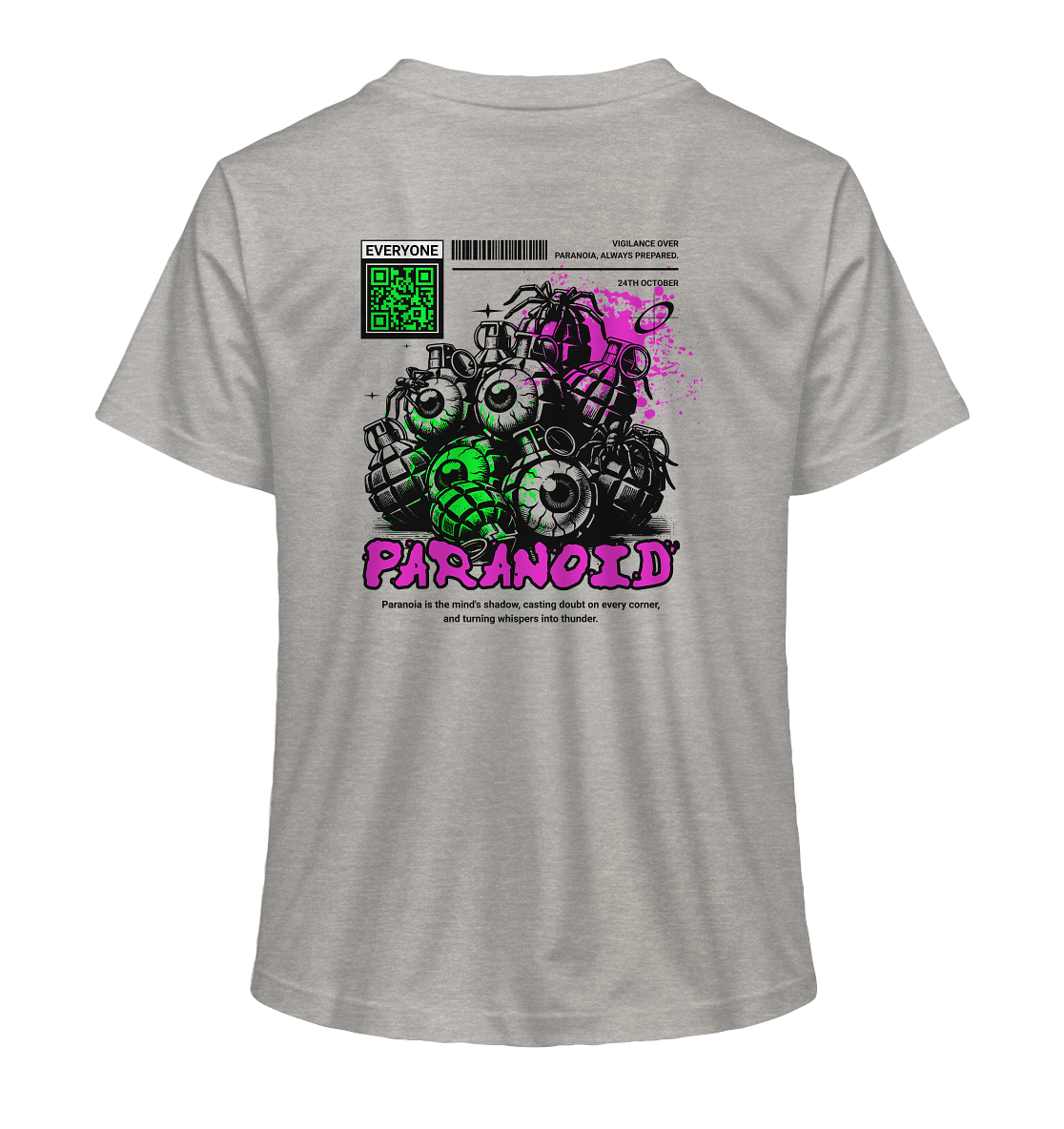 Trashball "Paranoid" - Ladies Organic Shirt