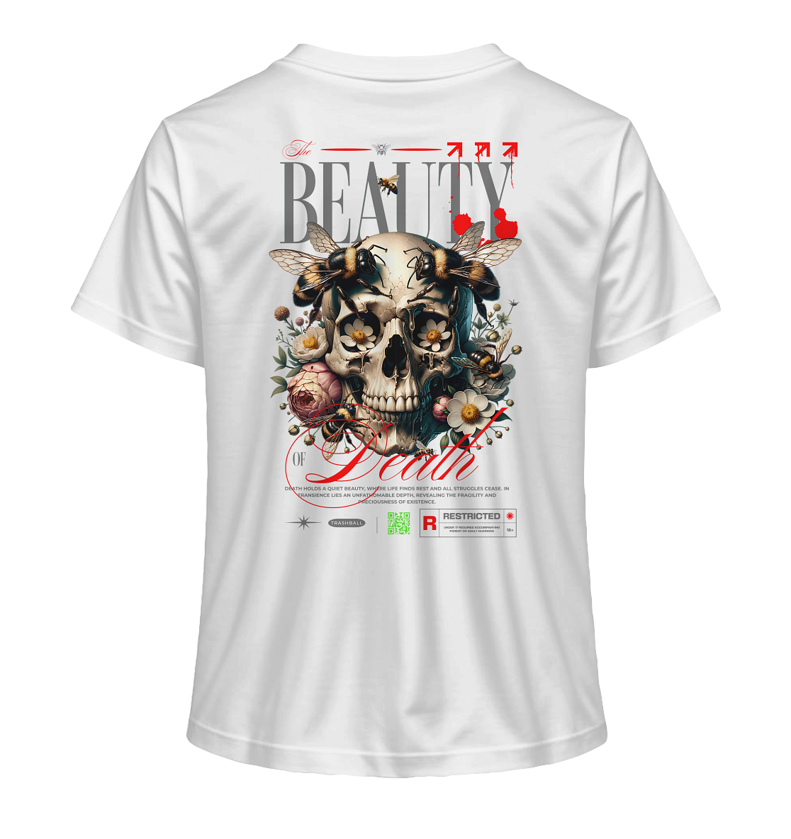 Trashball "Beauty of Death" - Ladies Organic Shirt