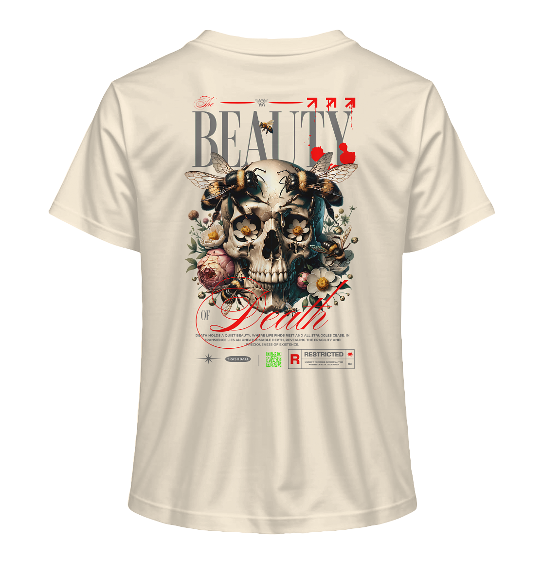 Trashball "Beauty of Death" - Ladies Organic Shirt