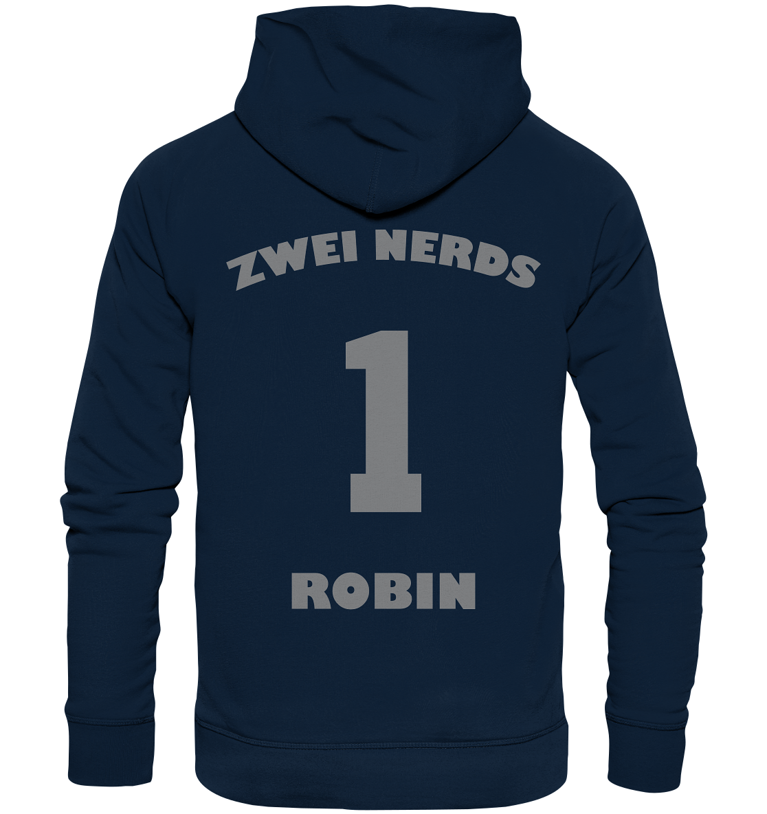 Trashball "Zwei Nerds Logo Robin" - Organic Hoodie