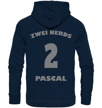 Trashball "Zwei Nerds Logo Pascal" - Organic Hoodie