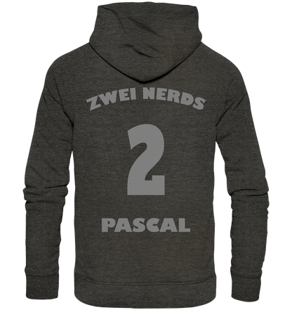 Trashball "Zwei Nerds Logo Pascal" - Organic Hoodie