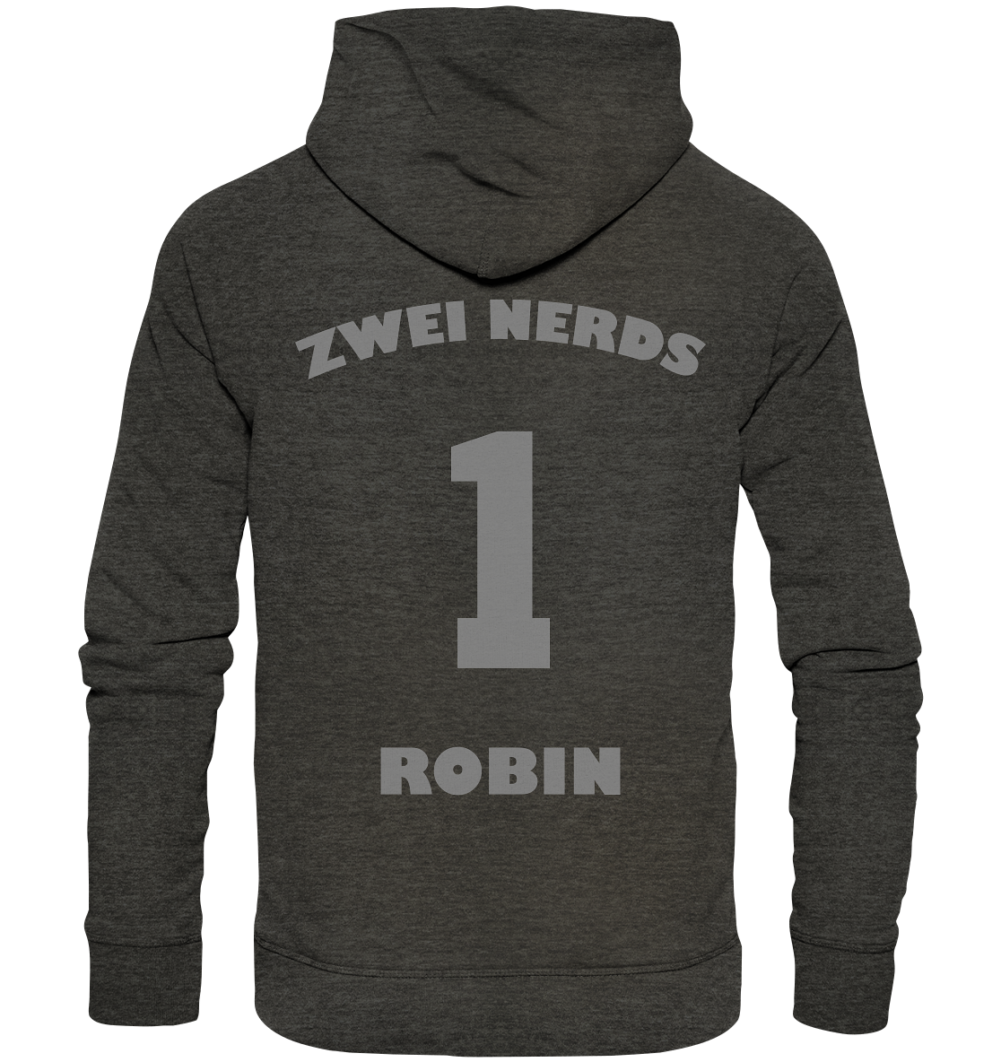 Trashball "Zwei Nerds Logo Robin" - Organic Hoodie