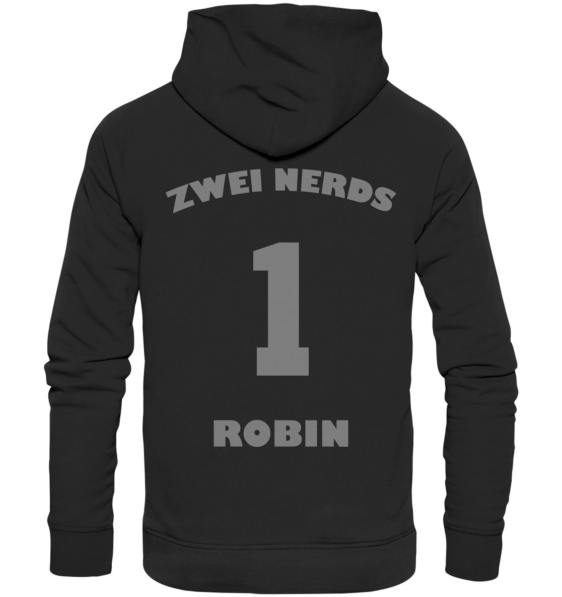 Trashball "Zwei Nerds Logo Robin" - Organic Hoodie