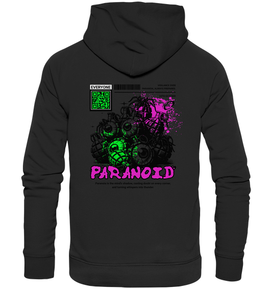 Trashball "Paranoid" - Organic Hoodie