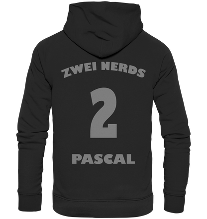 Trashball "Zwei Nerds Logo Pascal" - Organic Hoodie