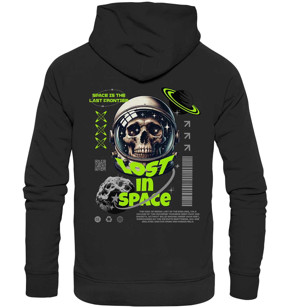 Trashball "Lost in Space" - Organic Hoodie