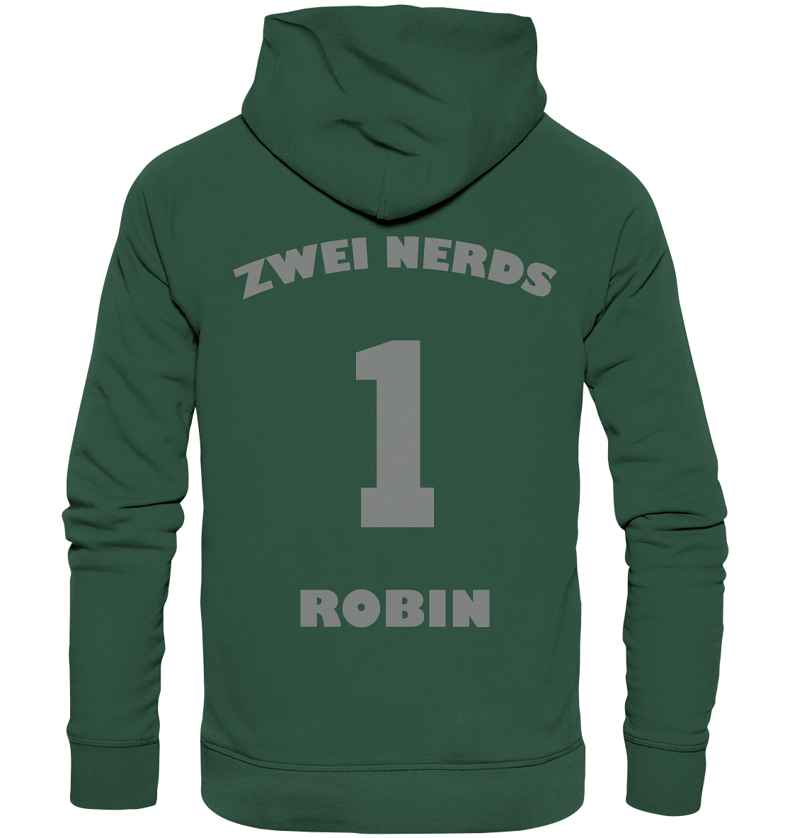 Trashball "Zwei Nerds Logo Robin" - Organic Hoodie