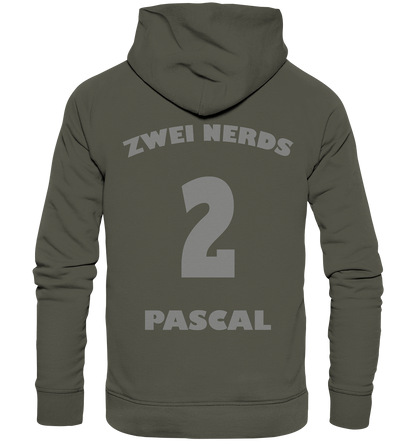 Trashball "Zwei Nerds Logo Pascal" - Organic Hoodie