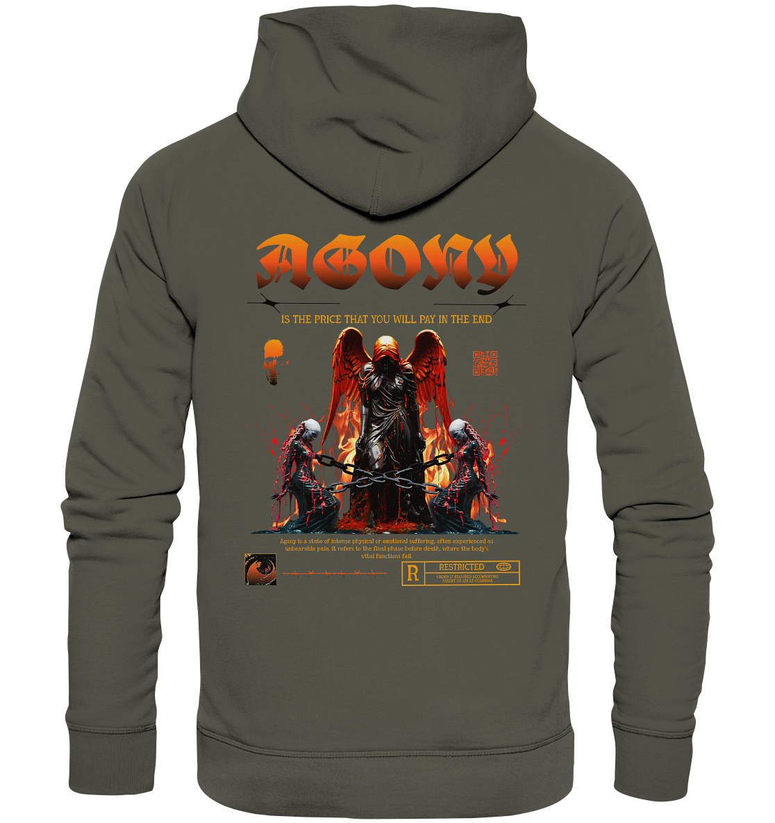 Trashball "Agony" - Organic Hoodie